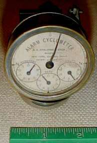 Front view, cyclometer